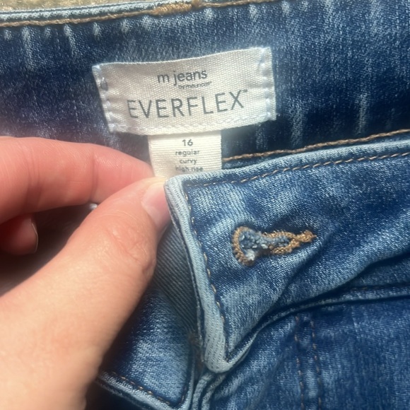 Blue Distressed Jeans - Picture 2 of 4